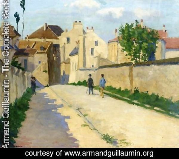 Armand Guillaumin - Rue de Clamart at Vanves, c.1873