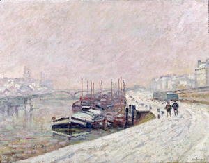 Armand Guillaumin - Snow in Rouen