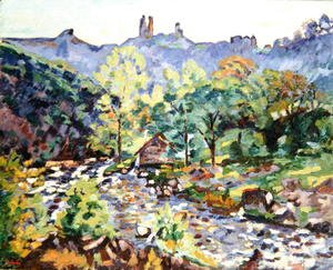 Armand Guillaumin - Ruins of the Chateau, Crozant, c.1905