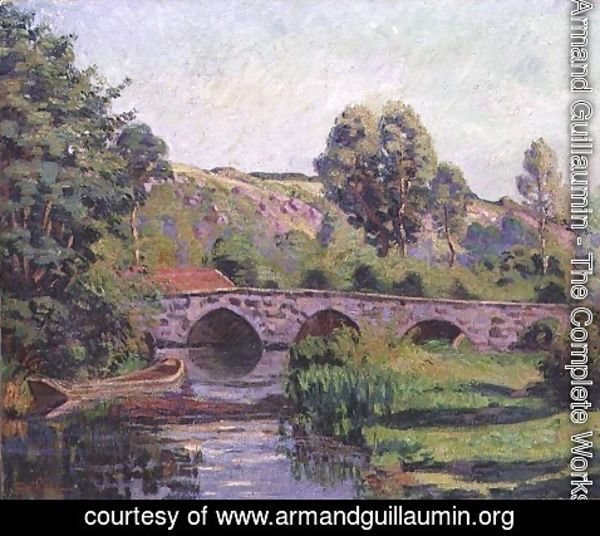 Armand Guillaumin - The Bridge at Boigneville, c.1894