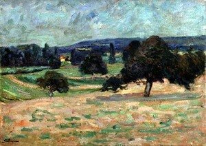 Armand Guillaumin - Landscape in the Ile de France, c.1895