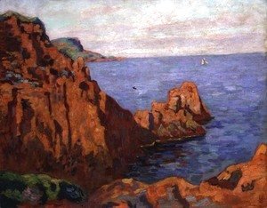 Armand Guillaumin - The Red Rocks, c.1910