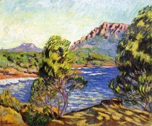 Armand Guillaumin - Agay,  the Bay during the Mistral