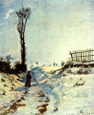 Armand Guillaumin - Road with Snow