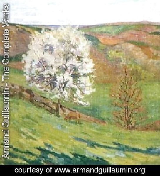 Armand Guillaumin - Trees in Blossomat Saint Cheron