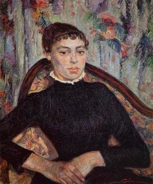 Armand Guillaumin - Portrait Of A Young Girl