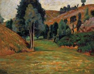 Armand Guillaumin - Small Valley At Pontgibaud