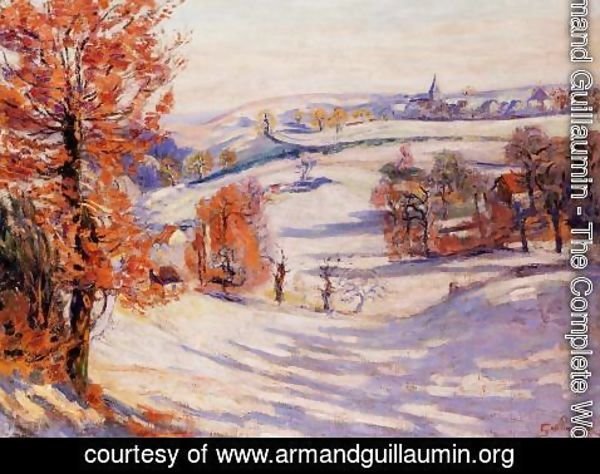 Armand Guillaumin - Snow At Crozant
