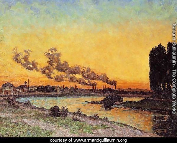 Sunset At Ivry 1873