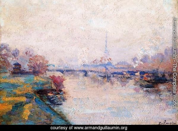 The Banks Of The Seine At Paris