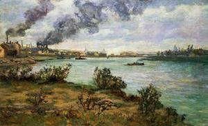 Armand Guillaumin - The Confluence Of The Seine And Marne At Ivry
