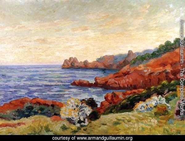 The Red Rocks At Agay