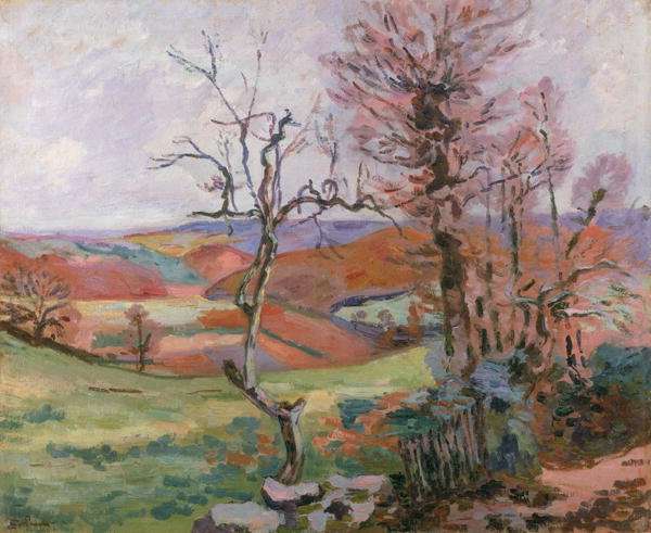 The Puy Barion at Crozant, Brittany by Armand Guillaumin