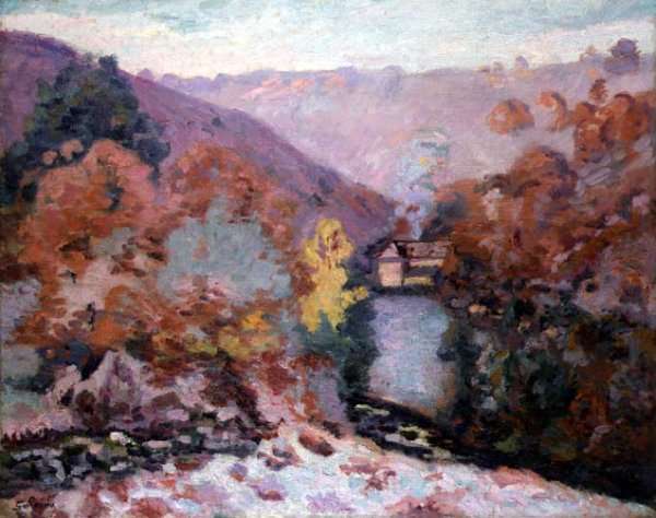 Landscape at La Creuse, Brittany, c.1910 by Armand Guillaumin