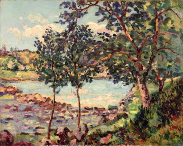 Landscape with a Lake by Armand Guillaumin
