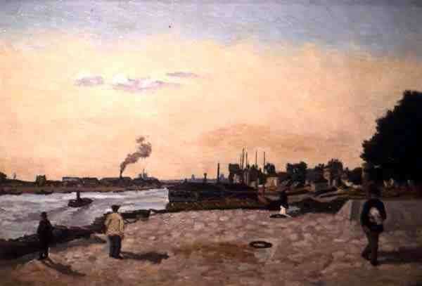 Vue of Bercy, Paris by Armand Guillaumin