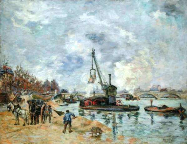 At the Quay de Bercy in Paris, 1874 by Armand Guillaumin