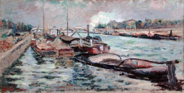 The Seine, 1867-68 by Armand Guillaumin