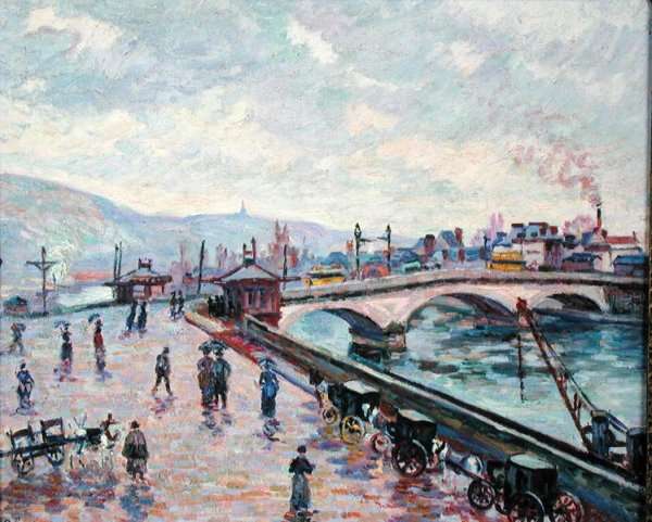 The Seine at Rouen by Armand Guillaumin