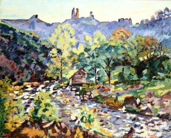 Ruins of the Chateau, Crozant, c.1905 by Armand Guillaumin