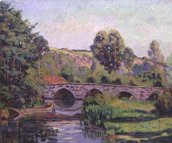 The Bridge at Boigneville, c.1894 by Armand Guillaumin