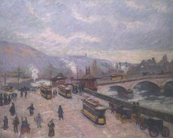 The Pont Corneille at Rouen, 1898 by Armand Guillaumin
