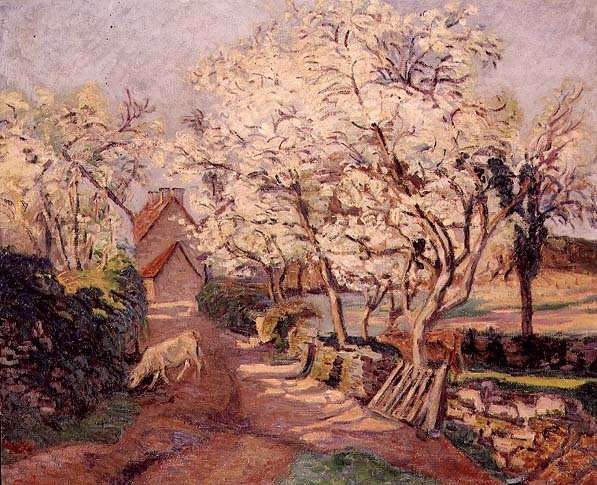Plum Trees in Blossom by Armand Guillaumin
