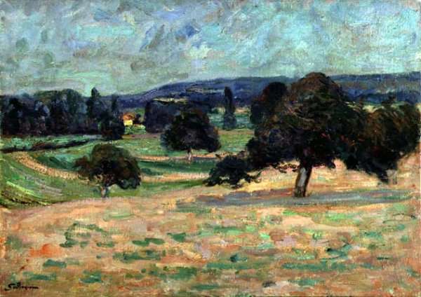 Landscape in the Ile de France, c.1895 by Armand Guillaumin