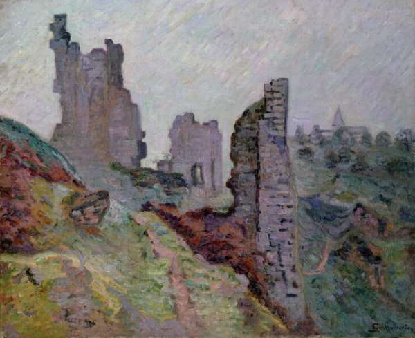 Ruins in the Fog at Crozant, 1894 by Armand Guillaumin