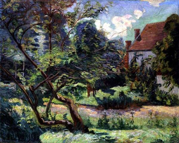 Orchard at the Edge of the Wood, Miregaudon, 1892 by Armand Guillaumin