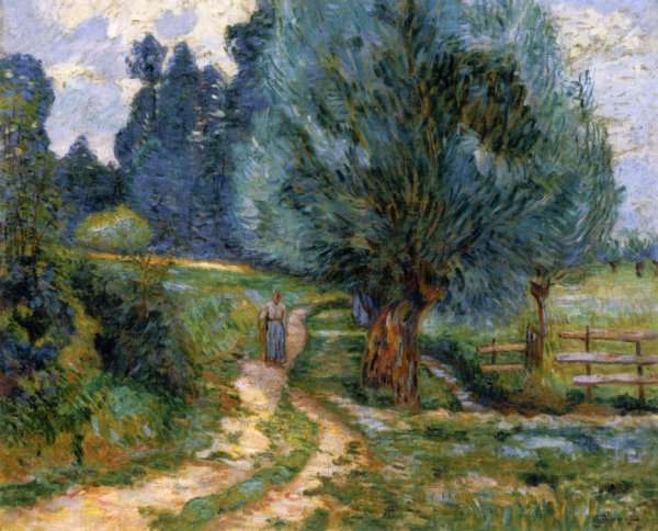 Stroller on the Banks of the Orge by Armand Guillaumin