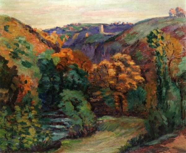 The Ruins of the Chateau at Crozant by Armand Guillaumin