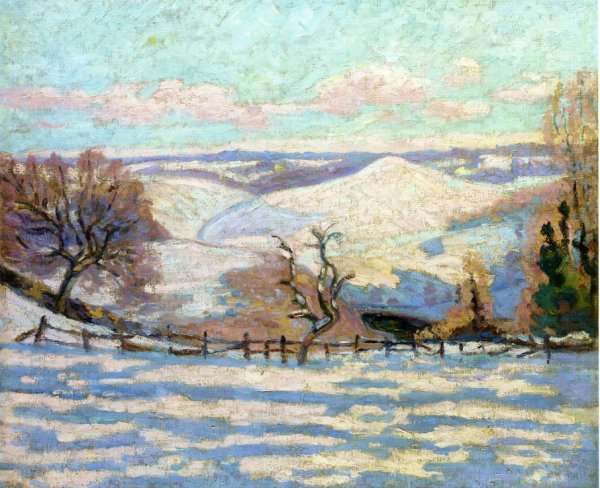White Frost at Puy Barriou, Crozant by Armand Guillaumin