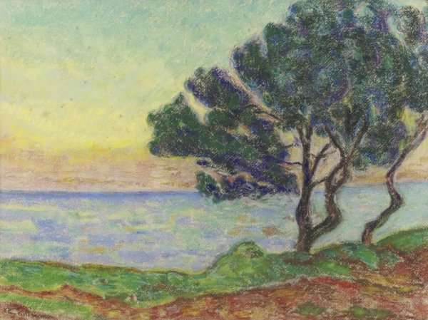 Au bord de la mer by Armand Guillaumin