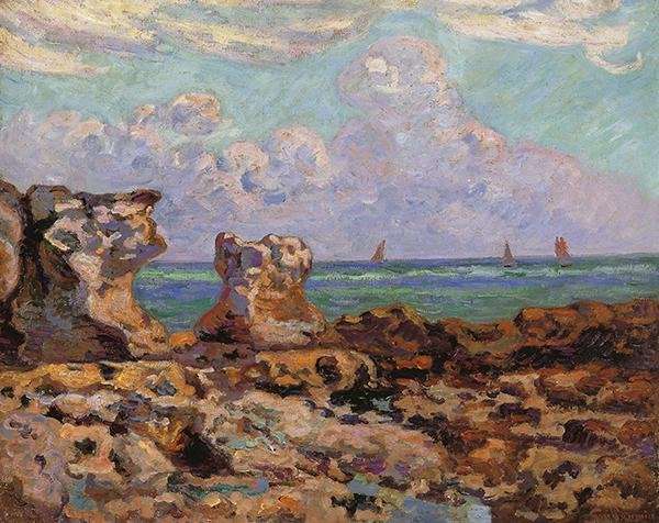 Low Tide at Saint-Palais-la-Pierriere by Armand Guillaumin