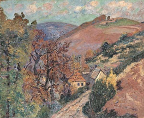 Mountain Landscape - Pontgibaud by Armand Guillaumin