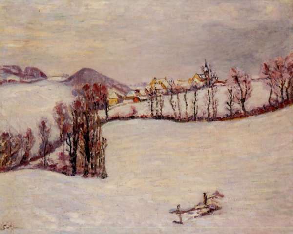 Sanit-Sauves in the Snow by Armand Guillaumin