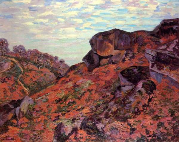 Crozant the Sedelle Heights Morning 1895 by Armand Guillaumin