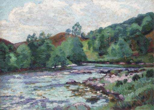 Barrage de Genetin by Armand Guillaumin