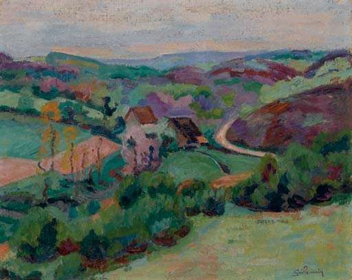 Cete face au Pont Charrault, Creuse by Armand Guillaumin