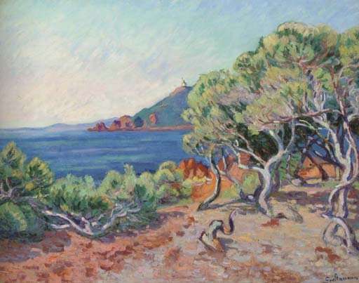L'entree de la baie d'Agay, le matin by Armand Guillaumin