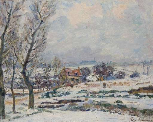L'hiver eA‚A  Crozant by Armand Guillaumin