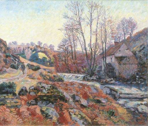 La Moulin Bouchardon a Crozant by Armand Guillaumin