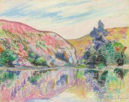 La roche de l'Echo, Crozant by Armand Guillaumin