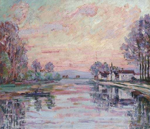 La Seine eA‚A  Samois by Armand Guillaumin