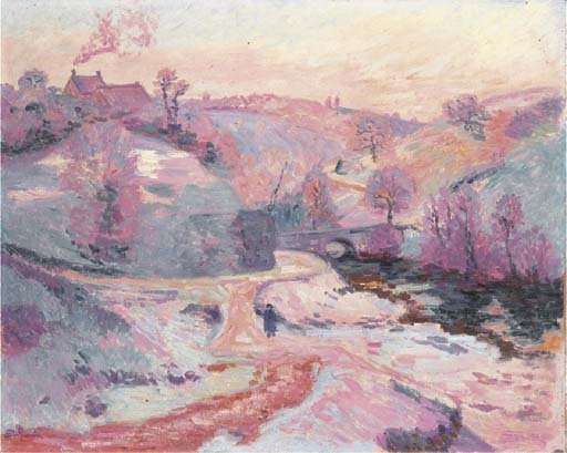 Le pont Charraud by Armand Guillaumin
