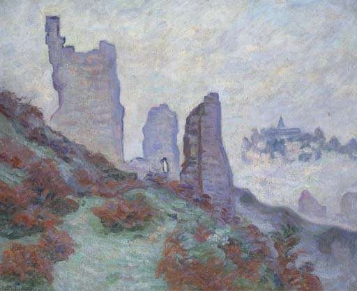 Les Ruines du chateau de Crozant by Armand Guillaumin