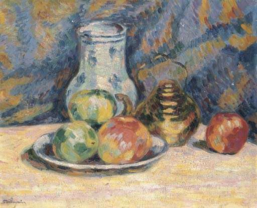 Nature morte (pommes) by Armand Guillaumin