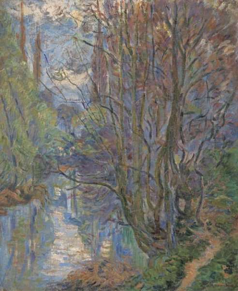 Paysage de l'ile de France by Armand Guillaumin