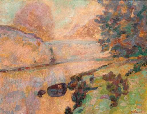 La roche de l'echo a Crozant by Armand Guillaumin